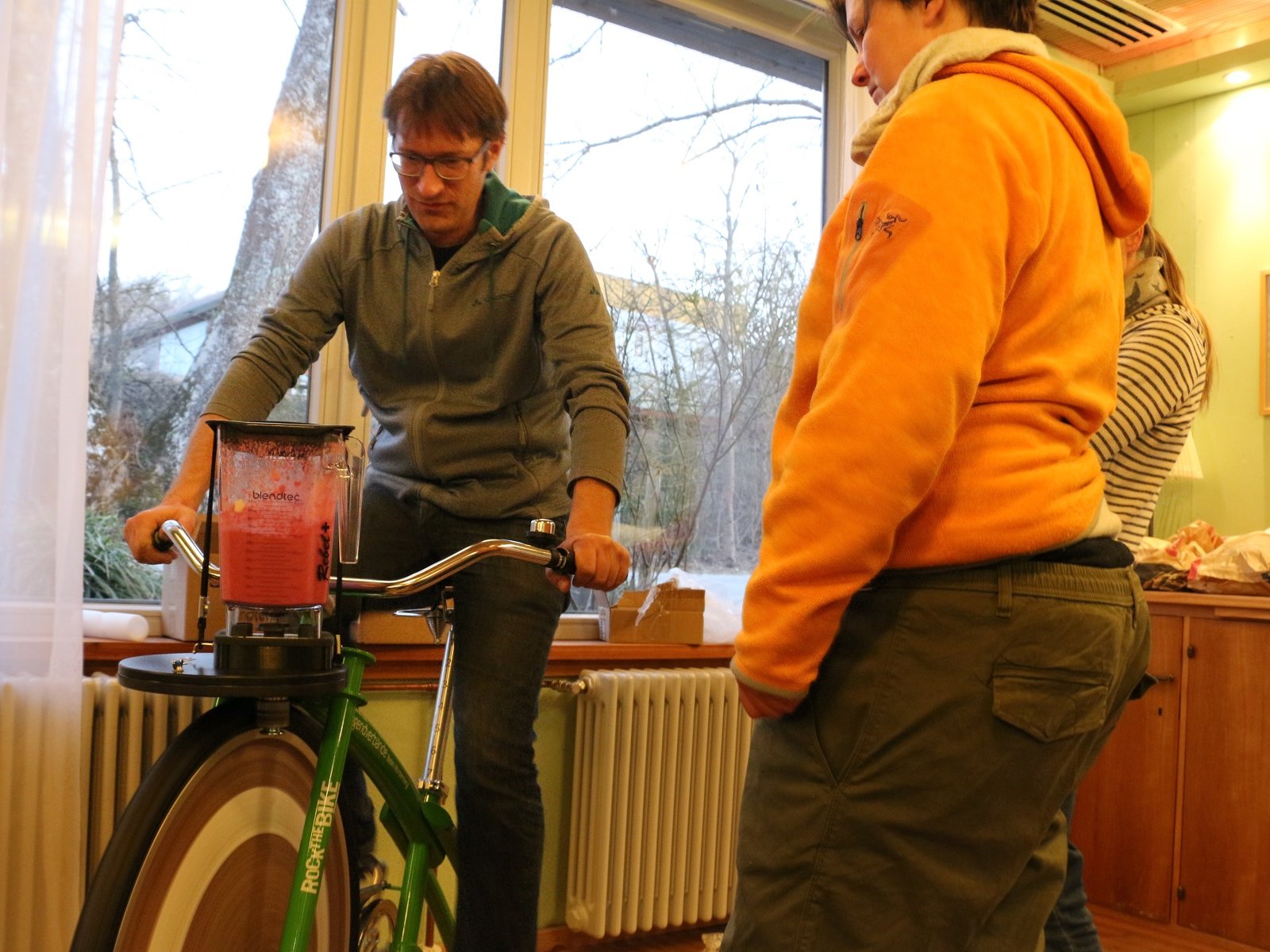 Smoothiebike in Aktion