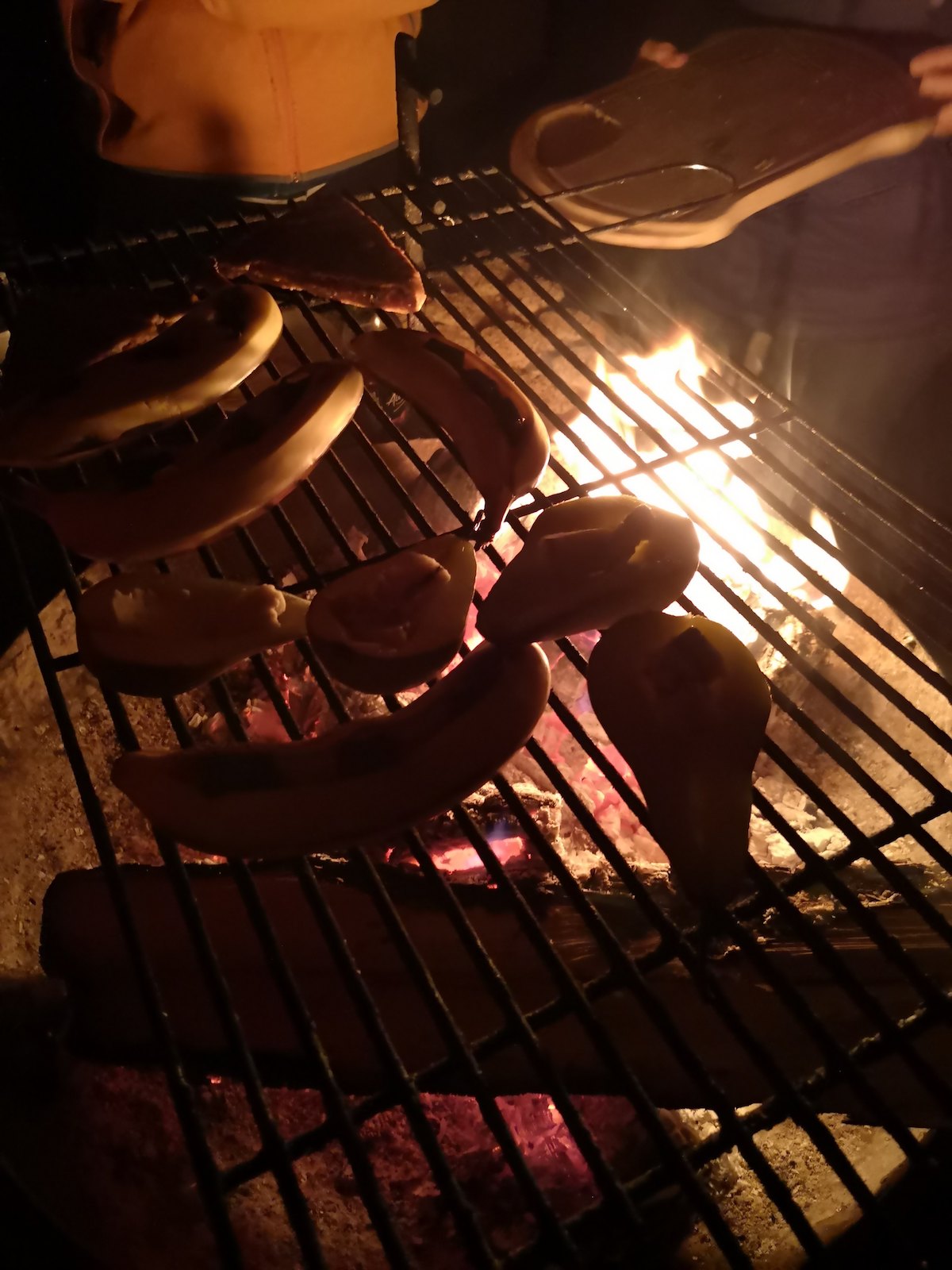 Lagerfeuer mit Grill