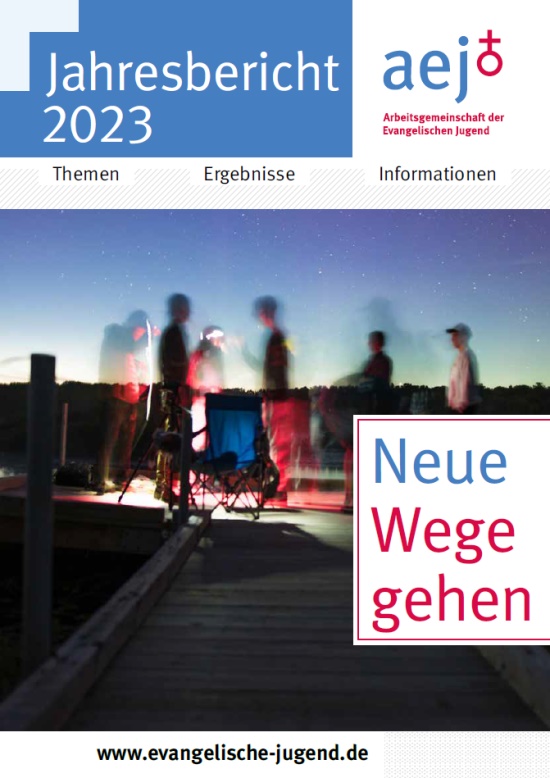 Titelseite aej-Jahresbericht 2023