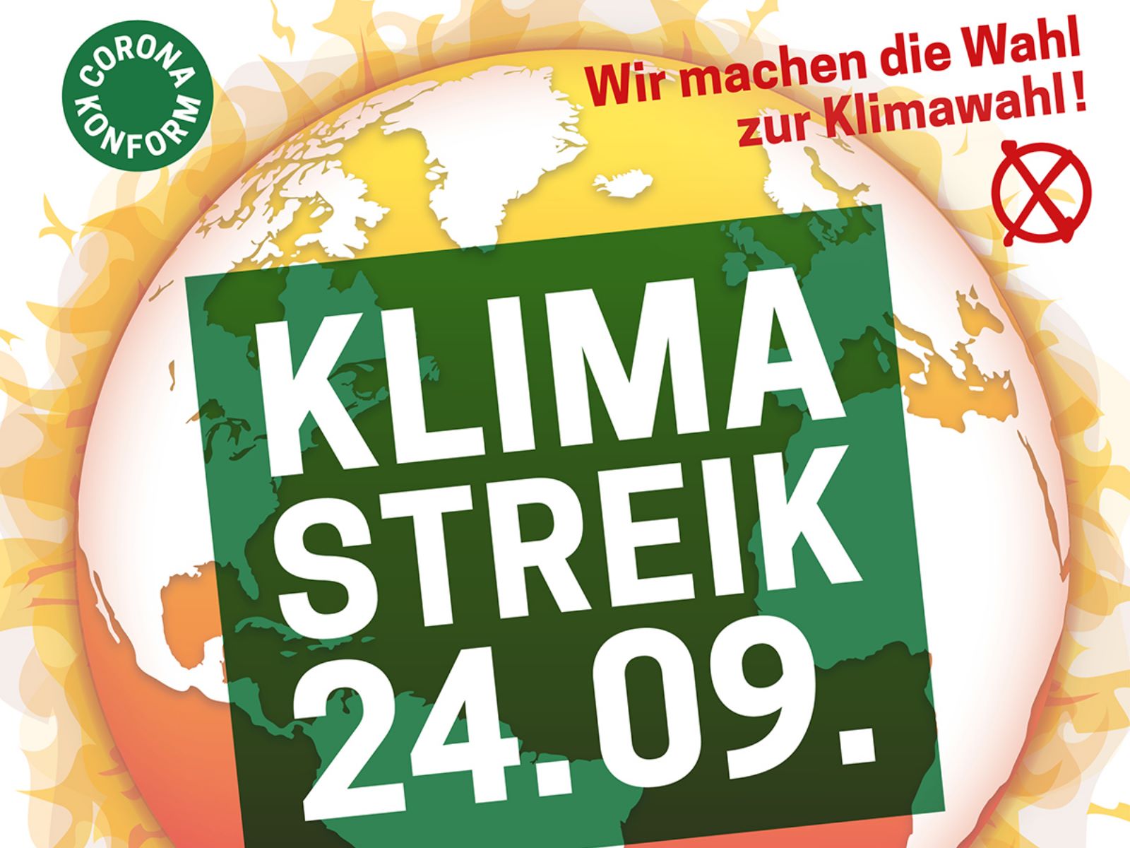 Poster Globaler Klimastreik am 24.9.
